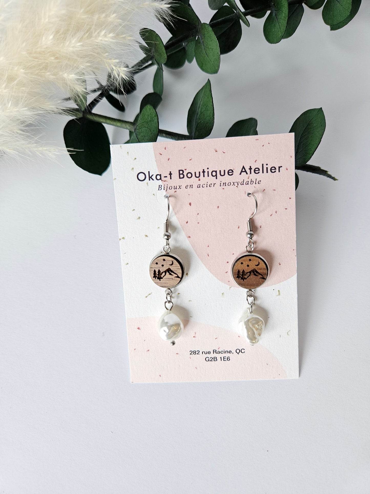 Stainless steel earrings