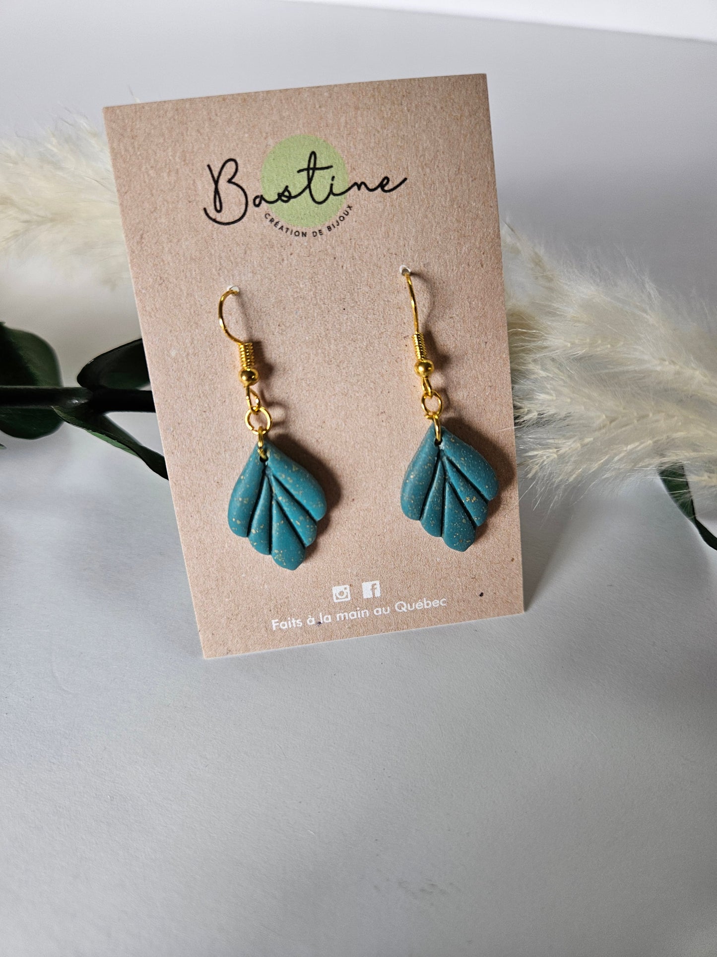 Boucles d'oreilles en polymer