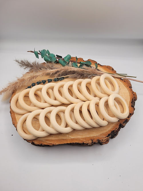 Anneaux de bois | Oka-T Boutique Atelier