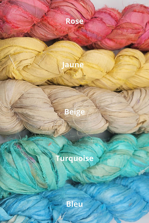 Recycled sari silk 100 grams