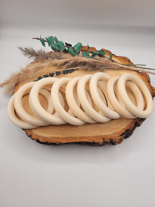 Anneaux de bois | Oka-T Boutique Atelier