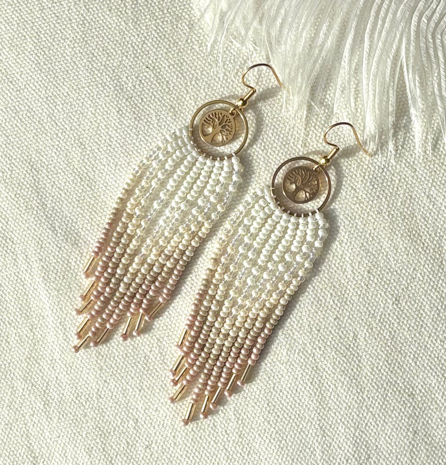 Atelier perlage -Boucle d’oreilles