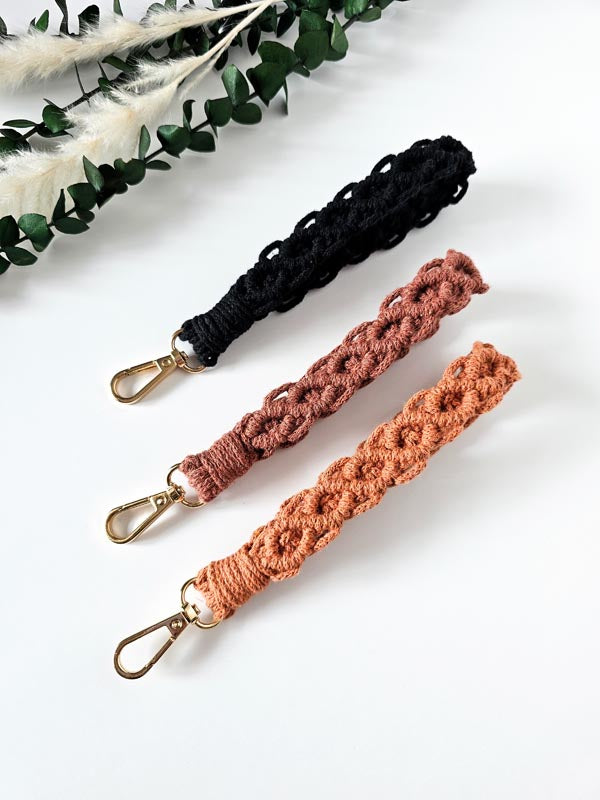 Porte-clés en macramé