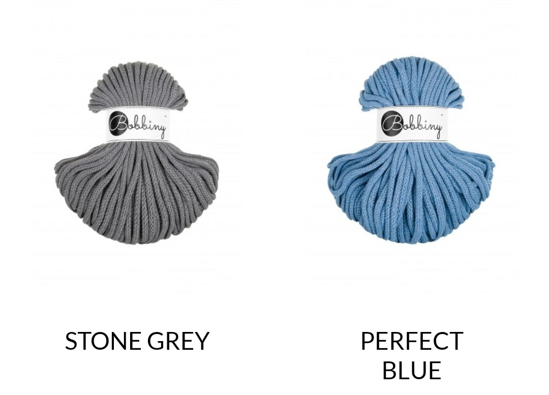 Macramé rope with braided strand 5 mm