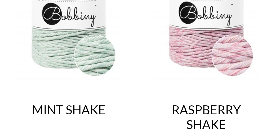 Bobbiny single strand macrame rope - 5mm