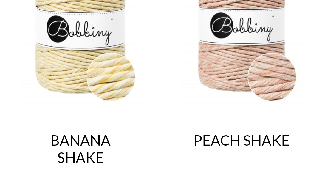 Bobbiny single strand macrame rope - 5mm
