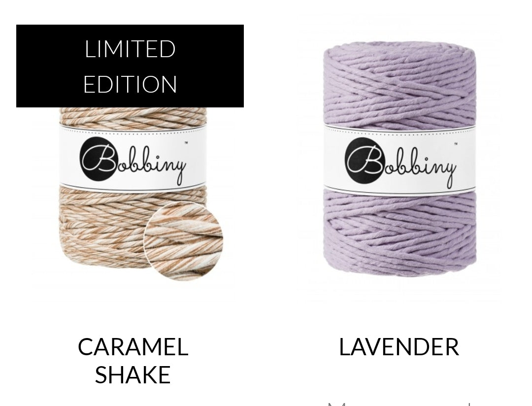 Bobbiny single strand macrame rope - 5mm