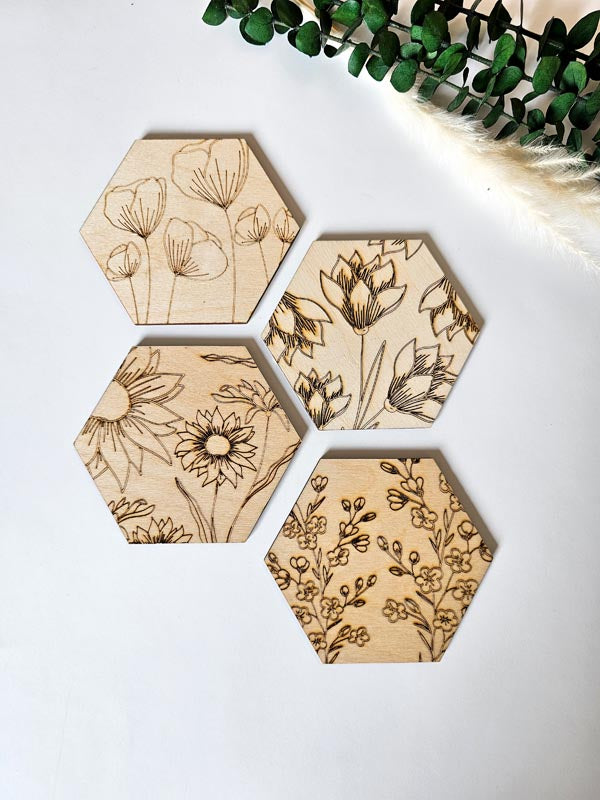 Wooden coasters