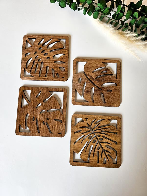 Sous-verres en bois