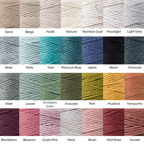 Corde de macramé à brin simple Bobbiny - 3 mm