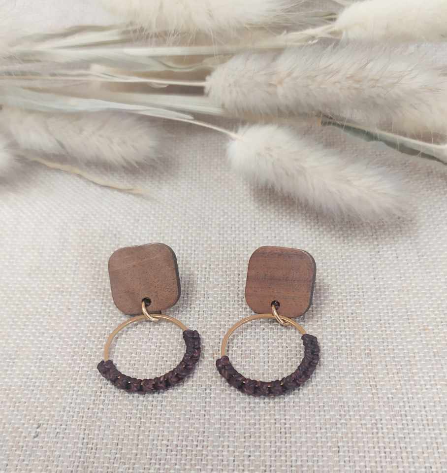 Boucles d'oreilles Mitik