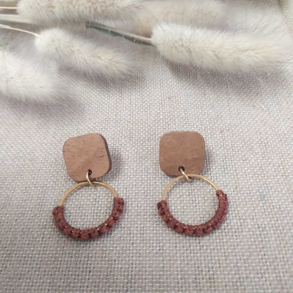 Boucles d'oreilles Mitik