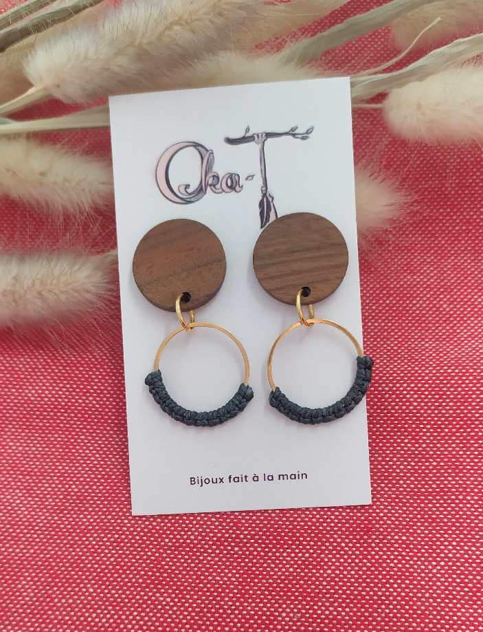 Boucles d'oreilles Mitik