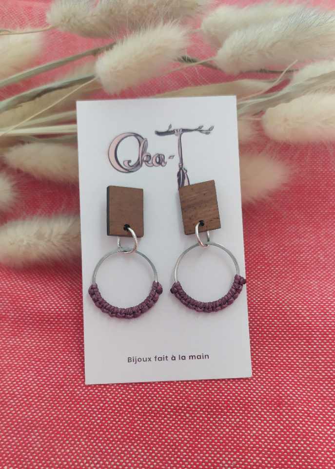 Boucles d'oreilles Mitik