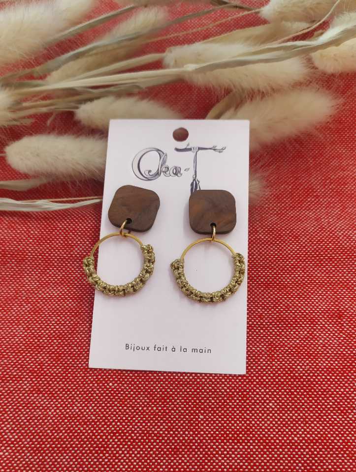 Boucles d'oreilles Mitik