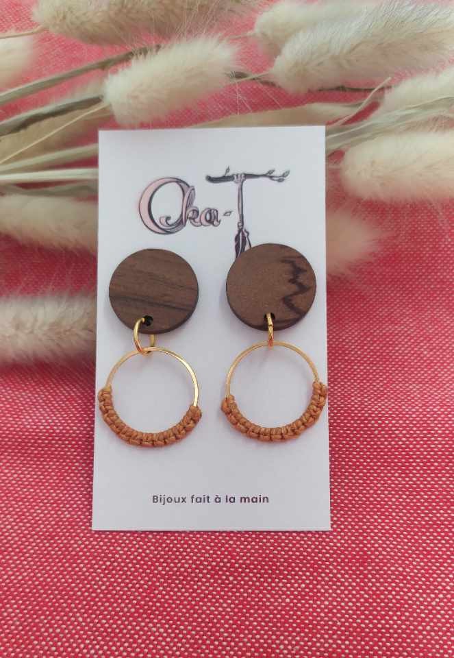 Boucles d'oreilles Mitik