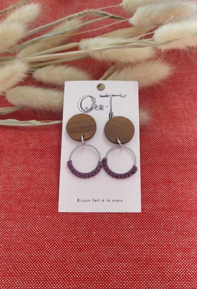 Boucles d'oreilles Mitik