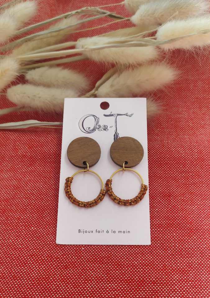 Boucles d'oreilles Mitik