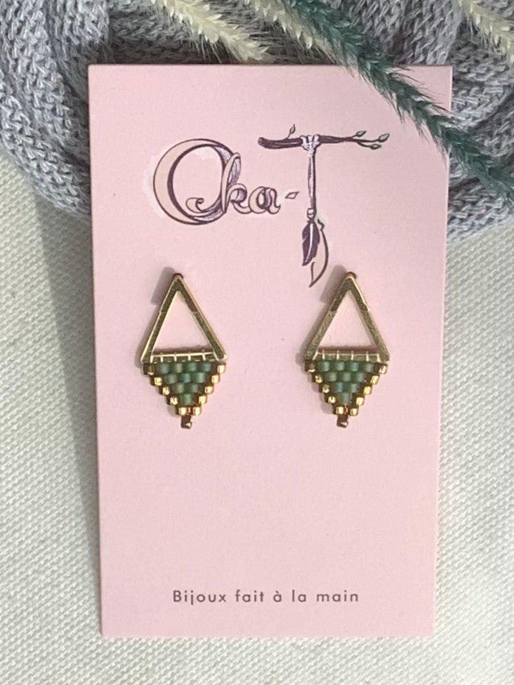 Boucles d'oreilles Tipi