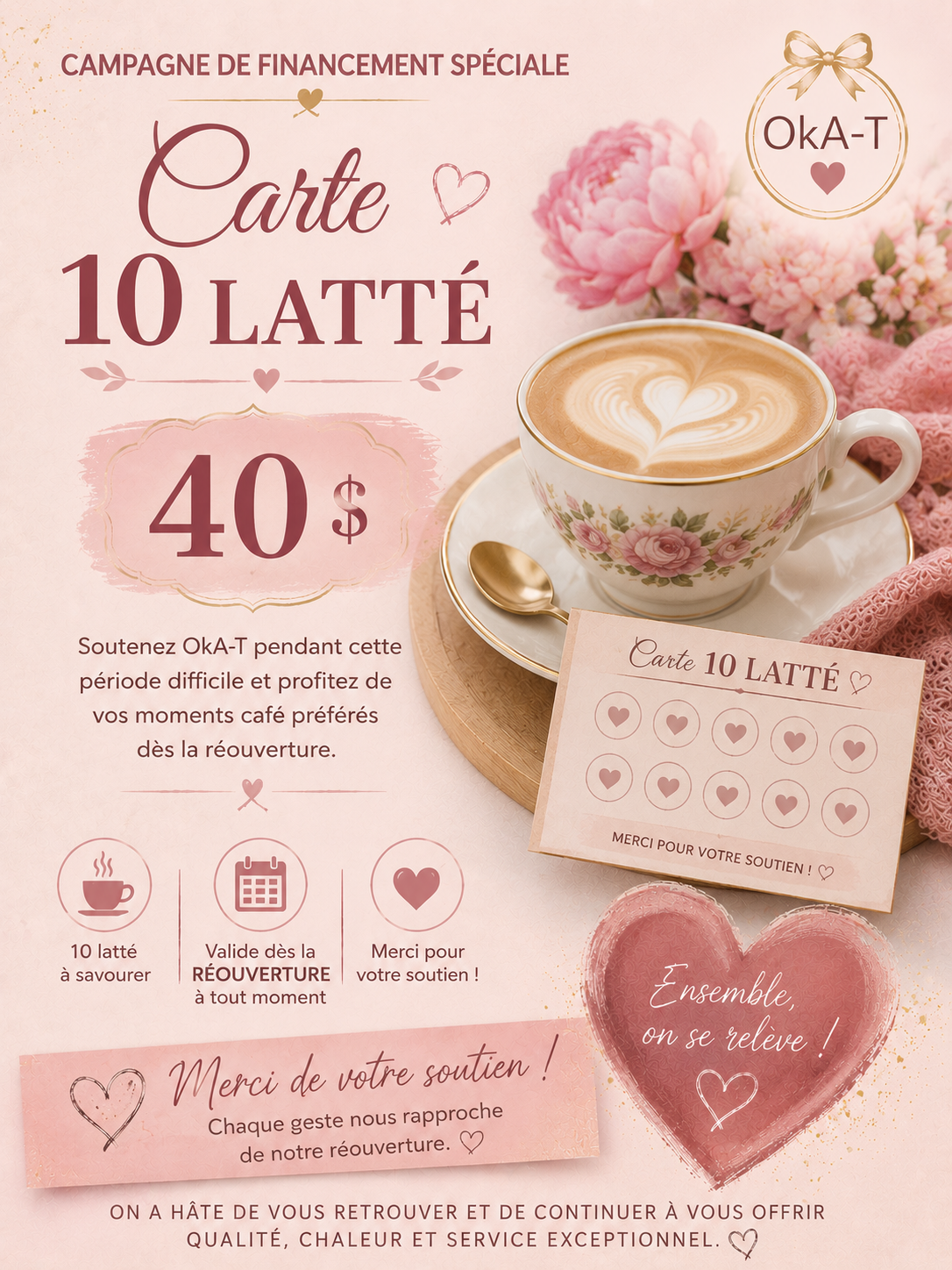Carte 10 latté au choix