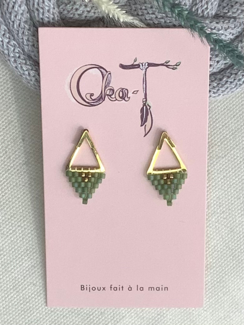 Boucles d'oreilles Tipi