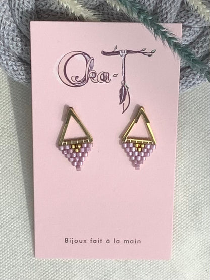 Boucles d'oreilles Tipi